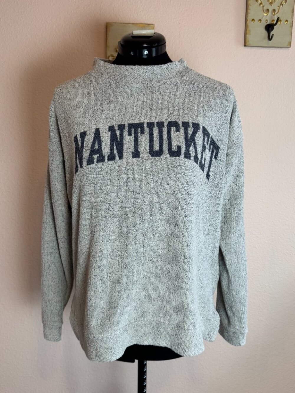 Original League Collegiate Outfitters Nantucket Sweatshirt Men's Small Gray - Picture 8 of 10